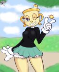  clothed clothing cuphead_(game) female hi_res ms._chalice outside solo souley69 toony 