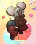  absurd_res anthro ass_up bent_legs bent_over big_breasts big_butt big_ears breast_squish breasts brown_body brown_eyes brown_fur buckteeth buddy_prayers bunny_costume butt clothing costume female fur hi_res ink-dood mammal murid murine muroid one_eye_closed overweight rat rodent smile solo squish teeth thick_thighs wide_hips wink yellow_eyes 
