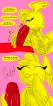  2023 2_panel_comic absurd_res angel aubrey_(nylonheretic) balls big_balls big_butt big_penis bodily_fluids butt canid canine cherub clothing cum cum_in_mouth cum_inside demon drinking drinking_cum duo english_text eyelashes feathered_wings feathers fellatio fox genital_fluids genitals girly hi_res huge_butt huge_penis humanoid hyper hyper_genitalia hyper_penis imp krylon_(nylonheretic) looking_at_genitalia looking_at_penis lying male male/male mammal not_furry nylonheretic on_back oral penile penis profanity robe saliva saliva_on_penis saliva_string sex swallowing swallowing_sound_effect text tongue tongue_out vein veiny_penis wings wings_on_head 