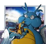  alpha_channel attack big_(disambiguation) chubby_male dragon duo fatunicorn feral fight generation_2_pokemon hi_res inflatable inflation invalid_tag kingdra male male/male nintendo pokemon pokemon_(species) sky water 