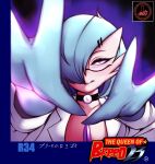 absurd_res blue_hair clothed clothing eyewear female gardevoir generation_3_pokemon glasses hair hair_over_eye hi_res king_of_fighters nintendo not_furry one_eye_obstructed pokemon pokemon_(species) saltyxodium solo wearing_glasses 