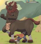  anal anal_penetration animal_genitalia animal_penis anthro anthro_on_taur anthro_penetrated breath_of_the_wild butt canid canine cloven_hooves dailar duo equine_genitalia equine_penis erection fox gameplay_mechanics genitals hi_res hooves hyrule_field lynel male male/male male_penetrated male_penetrating male_penetrating_male mammal nintendo outside penetration penis sex shinyfoxguy size_difference taur taur_penetrating taur_penetrating_anthro tears_of_the_kingdom the_legend_of_zelda 