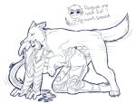  ambiguous_gender anal anal_penetration bestiality canid canine canis doggystyle duo feral from_behind_position great_grey_wolf_sif hair human humanoid knight_artorias long_hair male male/ambiguous male/male mammal paws penetration sex unknown_artist wolf 