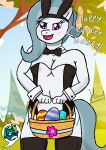  absurd_res anthro basket blue_tech_(eqf18) breasts brush brushing bucket bunny_band bunny_costume clothed clothing container costume digital_drawing_(artwork) digital_media_(artwork) duo earth_pony easter easter_basket easter_egg egg english_text eqf18 equid equine eyewear fan_character female flower flower_accessory glasses green_hair hair half_naked happy happy_easter hasbro hi_res holidays horn horse legwear male male/female mammal my_little_pony navel navel_fetish navel_outline nipples open_clothing open_mouth plant pony portrait purple_eyes shocked_face silver_bell_(eqf18) silver_hair spring spring_(season) stockings tail teeth_showing text tree unicorn watermark white_eyes 