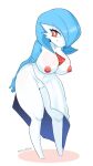  bent_over big_breasts breasts erocoffee featureless_feet female gardevoir generation_3_pokemon genitals hi_res huge_breasts humanoid looking_at_viewer nintendo not_furry nude pokemon pokemon_(species) pussy shiny_pokemon simple_background smile solo white_background 