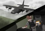  absurd_res ac-130 anthro bulletproof_vest call_of_duty:_modern_warfare_ii camo camo_clothing camo_print canid canine canis clothing duo fox hi_res male mammal modern_warfare_(series) pattern_clothing simple_background tactical_gear tactical_gloves unknown_artist wolf 