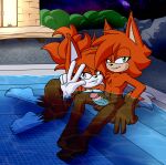  anthro brother_(lore) brother_and_sister_(lore) duo erection fan_character female fur green_eyes grey_eyes hi_res imminent_blowjob incest_(lore) male male/female meyk meyk_the_lynx mia_the_lynx nude orange_body orange_fur partially_submerged public public_nudity sega sibling_(lore) sister_(lore) sonic_the_hedgehog_(series) swimming_pool twins_(lore) 