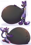  absurd_res anthro belly big_belly digital_media_(artwork) freddymartin fredscloset hi_res hyper hyper_belly inflation male plushie solo toy 