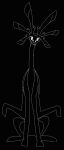  2023 6_antennae 6_ears 6_eyes 6_legs ambiguous_gender antennae_(anatomy) bump_attack digital_drawing_(artwork) digital_media_(artwork) feral hi_res monochrome multi_ear multi_eye octobax simple_background sketch solo 