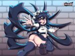  absurd_res big_butt bottomwear butt butt_from_the_front chivox00 clothed clothing female filia hi_res humanoid legwear no_underwear not_furry skirt skullgirls solo thick_thighs thigh_highs 