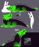  2019 :3 ambiguous_gender big_tail biped black_body black_eyes black_nose black_scales colored digital_media_(artwork) duo english_text feral fur green_body green_lizard_(rain_world) green_scales grey_background hi_res larger_ambiguous larger_feral leg_markings lizard lizard_(rain_world) looking_at_another mammal markings monotone_body monotone_ears monotone_fur monotone_tail multicolored_body multicolored_scales multiple_images on_hind_legs oof petting petting_head pole quadruped rain_world reptile scales scalie screencap side_view simple_background size_difference slugcat_(rain_world) smaller_ambiguous smaller_feral smile snout socks_(marking) standing survivor_(rain_world) tail tamymew tapering_tail text two_tone_body two_tone_scales white_body white_ears white_fur white_tail 