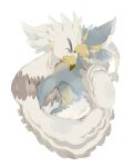  anthro avian bird blue_body blue_feathers braided_hair breath_of_the_wild coni_coooo duo embrace feathers hair hi_res hug hugging_from_behind male male/male nintendo nuzzling revali rito teba_(tloz) the_legend_of_zelda white_body white_feathers 