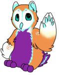  2013 alpha_channel ambiguous_gender anthro avian beak bird blue_beak blue_body blue_eyes bluekyokitty digital_drawing_(artwork) digital_media_(artwork) featureless_crotch flat_colors full-length_portrait gryphon low_res mythological_avian mythology nude orange_body owl portrait purple_body sebdoggo semi-anthro simple_background solo transparent_background white_body 