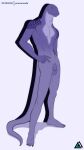  absurd_res anthro blue_eyes butt claws countershading feet genitals hi_res humanoid_genitalia humanoid_penis lizard looking_away male nude penis prismanoodle_(artist) purple_body reptile scales scalie simple_background solo standing tail toe_claws toes virgil_(prismanoodle) 