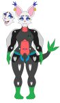  anthro bandai_namco bodysuit clothing digimon digimon_(species) drone dronification felid gatomon gynomorph intersex mammal mango_(tigereyetopaz) pokemon_bodysuit rubber rubber_clothing rubber_suit skinsuit solo tigereyetopaz tight_clothing vaporeon_suit 