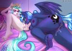  absurd_res brony caliluminos duo equid equine female female/female friendship_is_magic hasbro hi_res horn horse incest_(lore) invalid_tag licking luna_(disambiguation) mammal moon my_little_pony pony princess princess_celestia_(mlp) royalty sun tongue tongue_out winged_unicorn wings ych 