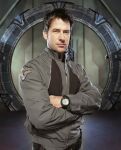  1boy black_hair crossed_arms non-web_source off-topic photo_(medium) solo stargate_(series) watch wristwatch 
