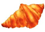  bread croissant food food_focus haboban no_humans original simple_background still_life white_background 