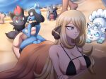  absurd_res alolan_form alolan_vulpix ass_to_ass balls beach big_breasts blonde_hair blue_body blue_eyes breasts butt canid canine canis clothed clothing cynthia_(pokemon) female female_penetrated feral fox fur generation_4_pokemon generation_5_pokemon generation_7_pokemon genitals gible group hair hi_res interspecies japy7u7 knotting male male/female male_penetrating male_penetrating_female mammal multi_tail nintendo nude open_mouth penetration pokemon pokemon_(species) pokemon_champion pokemon_trainer pokephilia public regional_form_(pokemon) riolu sand seaside sex smile stealth_sex tail white_body white_fur zorua 