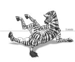  backsack balls black-rat black_and_white black_body black_fur blue_eyes butt equid equine feral fur genitals hooves implied_transformation male mammal monochrome nude simple_background solo striped_body stripes white_background white_body white_fur zebra 