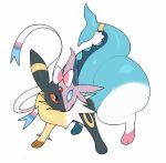  2023 ambiguous_gender big_butt black_body black_eyes black_fur blue_body blue_sclera blue_tail bodily_fluids butt digital_media_(artwork) eeveelution espeon fakemon feral flareon forehead_gem fur gem generation_1_pokemon generation_2_pokemon generation_4_pokemon generation_6_pokemon glaceon huge_butt hybrid jolteon kaizocns leafeon neck_tuft nintendo orange_body orange_fur orange_tuft pink_body pink_fur pokemon pokemon_(species) purple_body purple_fur quadruped red_sclera ribbons_(anatomy) simple_background solo sweat sylveon tail tan_body tan_fur thick_thighs three-quarter_view tuft umbreon vaporeon white_background white_body white_eyes white_fur white_tuft yellow_body yellow_fur 