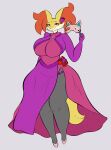  2023 26:35 anthro big_breasts blaire_(plantedpot) breasts buckle canid canine clothed clothing colored countershading delphox digital_drawing_(artwork) digital_media_(artwork) dress ear_accessory eyelashes eyeshadow female flower flower_in_ear fox fur generation_6_pokemon heart_buckle hi_res holding_mask huge_breasts inner_ear_fluff looking_at_viewer makeup mammal mask masquerade_mask nintendo open_mouth open_smile orange_inner_ear_fluff orange_nose plant plantedpot pokemon pokemon_(species) pokemorph purple_clothing purple_dress purple_eyes purple_eyeshadow purple_rose red_rose rose_(flower) simple_background smile smiling_at_viewer solo tail teeth thick_thighs tuft white_body white_countershading white_fur wide_hips yellow_body yellow_fur 