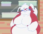  abdominal_bulge animal_humanoid animated anthro belly breast_squish breasts canid canid_humanoid canine canine_humanoid canis expansion female fur generation_7_pokemon humanoid low_res lycanroc mammal mammal_humanoid navel nintendo overweight pokemon pokemon_(species) red_body red_eyes red_fur solo squish startlin weight_gain white_body wolf wolf_humanoid 