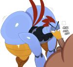  adventures_of_sonic_the_hedgehog anthro avian balls bent_over big_butt bird butt chicken duo english_text fellatio galliform gallus_(genus) genitals half-closed_eyes hi_res huge_butt huge_thighs machine male male/male multicolored_body narrowed_eyes onomatopoeia oral penile penis phasianid robot scratch_(adventures_of_sonic_the_hedgehog) sega sex sonic_the_hedgehog_(series) sound_effects sssonic2 tan_body tan_skin text thick_thighs two_tone_body 
