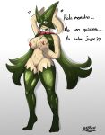  @113poppy absurd_res big_breasts breasts duo female female/female generation_9_pokemon green_body green_hair hair hi_res interspecies male male/female meowscarada nintendo paws plant pokemon pokemon_(species) pokephilia poppy&#039;s69 solo text thick_thighs wide_hips 