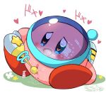  &lt;3 2022 anus armor astronaut blush blush_stickers bodily_fluids clitoral_hood cotora dripping featureless_hands female genital_fluids genitals gun headgear helmet hi_res holding_gun holding_object holding_raygun holding_weapon improvised_sex_toy kirby kirby_(series) kirby_and_the_forgotten_land looking_pleasured lying masturbation nintendo not_furry open_mouth oxygen_tank pussy pussy_juice pussy_juice_drip ranged_weapon ranger_kirby raygun reflection sex_toy simple_background solo space_ranger_kirby toying_self vaginal vaginal_masturbation waddling_head weapon white_background 