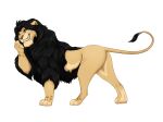  alpha_channel black_mane eyebrows felid feral lion malaika4 male mammal mane pantherine paws quadruped simple_background smile solo tail tail_tuft transparent_background tuft 
