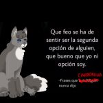  2023 cinderpelt_(warriors) domestic_cat felid feline felis female feral hi_res mammal sitting solo spanish_text text warriors_(cats) yogurtindd 