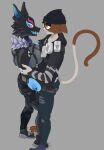  anonymous_artist anthro duo epic_games female female/female fortnite hand_on_butt hand_on_chest hand_on_hip hi_res humanoid meow_skulls_(fortnite) pack_leader_highwire 