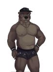  anthro blue_eyes burrserk cigar echo_(game) echo_(series) echo_project facial_piercing hi_res humanoid lip_piercing male male/male mammal mustelid otter overweight overweight_male piercing sydney_bronson 