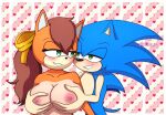  acualia anthro big_breasts blue_body blue_fur blush breast_grab breast_play breast_squish breasts brown_hair domestic_cat duo eulipotyphlan felid feline felis female fur green_eyes hair hand_on_breast hedgehog hi_res huge_breasts male male/female mammal manx nipples nude sega smile sonic_the_hedgehog sonic_the_hedgehog_(series) sonic_x-treme squish tiara_boobowski 