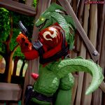  1:1 2023 3d_(artwork) anthro anus artist_name big_butt biped butt digital_media_(artwork) dragon epic_games erection ewr_115 fortnite genitals glowing glowing_eyes green_body green_scales gun handgun hi_res holding_gun holding_object holding_weapon hybrid_(fortnite) looking_at_viewer looking_back looking_back_at_viewer male open_mouth outside penis pinup pistol plant pose ranged_weapon scales scalie solo standing teeth tongue tree weapon wingless_dragon 