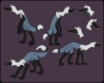  anthro claws feralasar herm impormian intersex kia_the_impormian model_sheet monster shape_shifter shapeshifter solo teeth 