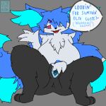  1:1 2023 3_eyes 3_tails anthro anus big_breasts big_ears big_hair big_tail biped black_body black_fur blue_body blue_ears blue_eyes blue_fur blue_hair blue_pussy blue_tail braixen breasts canid canine chest_tuft english_text female fox fur fur_markings generation_6_pokemon genitals hair hi_res humanoid_genitalia humanoid_pussy lilya_nida long_hair mammal markings multi_eye multi_tail multicolored_body multicolored_ears multicolored_eyes multicolored_fur nintendo paws pink_eyes pokemon pokemon_(species) presenting presenting_pussy purple_eyes pussy shoulder_tuft signature solo speech_bubble spread_pussy spreading tail tail_markings tammy_(lilya_nida) text trans_(lore) tuft two_tone_body two_tone_ears two_tone_fur two_tone_tail white_body white_fur white_tail 