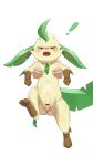  bighm blush censored disembodied_hand duo eeveelution eyes_closed female female_penetrated feral generation_4_pokemon genitals green_body hi_res human leafeon male male/female male_penetrating male_penetrating_female mammal nintendo open_mouth penetration penile penile_penetration penis_in_pussy pokemon pokemon_(species) pussy sex simple_background vaginal vaginal_penetration white_background yellow_body 