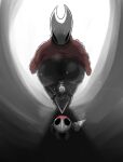  anthro arthropod big_breasts blush breasts duo female hi_res hollow_knight hornet_(hollow_knight) male male/female revaulik size_difference tagme team_cherry the_knight_(hollow_knight) 
