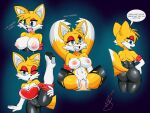  anthro barely_sly big_breasts breasts canid canine crossgender female fox genitals hi_res human male male/female mammal miles_prower pussy sega sex sonic_the_hedgehog_(series) 