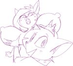  2023 4_fingers aeris_(vg_cats) angry anthro anthro_on_anthro bandanna big_breasts big_ears big_eyes big_iris big_nipples blush blush_lines breast_grab breast_squish breasts clothed clothing dbaru digital_drawing_(artwork) digital_media_(artwork) domestic_cat duo eyebrows eyelashes fangs felid feline felis female fingers frown fur fur_tuft hair hand_on_breast head_tuft head_turned humanoid_hands iris kerchief leo_(vg_cats) long_hair looking_at_another looking_at_viewer looking_back looking_back_at_viewer looking_down low-angle_view male male/female mammal monochrome navel nipples open_frown open_mouth open_smile pattern_bandanna pattern_clothing pattern_kerchief prick_ears pupils purple_and_white sketch slit_pupils small_nose smile smiling_at_viewer spots spotted_bandanna spotted_clothing spotted_kerchief squish teeth thin_eyebrows tongue topless topless_anthro topless_female tuft vg_cats webcomic 