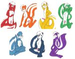  blue_body blue_fur erection fur green_body green_fur indigo_fur male mammal mephitid orange_body orange_fur purple_body purple_fur red_body red_fur skunk tabbiewolf yellow_body yellow_fur 