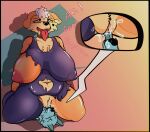  absurd_res ahegao anthro big_breasts bodily_fluids bodily_fluids_drip bodily_fluids_from_pussy bodily_fluids_in_pussy breasts canid canine canis ceega cheek_tuft chubby_anthro chubby_belly chubby_female clothing cunnilingus domestic_dog duo ejaculating_on_another ejaculation facial_tuft female fluffy_chest fsdog genital_fluids genitals hi_res huge_breasts huge_thighs licking looking_pleasured male male/female mammal oral pubes pussy pussy_juice sex slightly_chubby thick_thighs tongue tongue_out torn_clothing tuft vaginal ych_(character) 