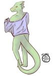  ambiguous_gender anthro clothing hi_res lizard reptile rssnake scalie solo striptease undressing 