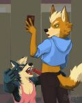  anthro canid canine canis coffeecatte duo fellatio fox fox_mccloud hi_res male male/male mammal nintendo oral penile sex star_fox winedrinkercat wolf wolf_o&#039;donnell 