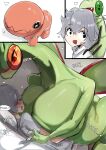  absurd_res anthro big_breasts breasts clothed clothed/nude clothing female flygon generation_3_pokemon hi_res huge_breasts human human_on_anthro interspecies larger_anthro larger_female male male/female mammal menyang nintendo nude pokemon pokemon_(species) pokephilia size_difference trapinch vibrava 