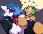  balls big_breasts big_butt big_penis bodily_fluids breast_play breasts butt duo female gardevoir generation_3_pokemon generation_5_pokemon genital_fluids genitals greepurl male male/female nintendo penis pokemon pokemon_(species) precum sex simple_background thick_thighs titfuck whimsicott 