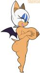  anthro bat big_breasts breasts female habbodude hi_res mammal nipples nude rouge_the_bat sega solo sonic_the_hedgehog_(series) squidapple wings 