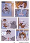  &lt;3 age_difference anthro audrey_(woofyrainshadow) bed big_breasts black_nose blue_eyes blush bodily_fluids breasts brown_hair canid canine canis clothing comic cum cum_on_breasts cum_on_face dialogue dildo domestic_dog duo english_text erection female female_on_bottom fur furniture genital_fluids genitals girly green_eyes grey_body grey_fur hair hi_res husky incest_(lore) larger_female leggings leggings_only legwear legwear_only lying male male/female male_on_top mammal mostly_nude mother_(lore) mother_and_child_(lore) mother_and_son_(lore) nipples nordic_sled_dog older_female on_back on_bed on_bottom on_top page_number parent_(lore) parent_and_child_(lore) parent_and_son_(lore) penis sex_toy size_difference smaller_male son_(lore) speech_bubble spitz text url woofy_(woofyrainshadow) woofyrainshadow younger_male 